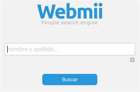 webmii buscador de personas|Webmii